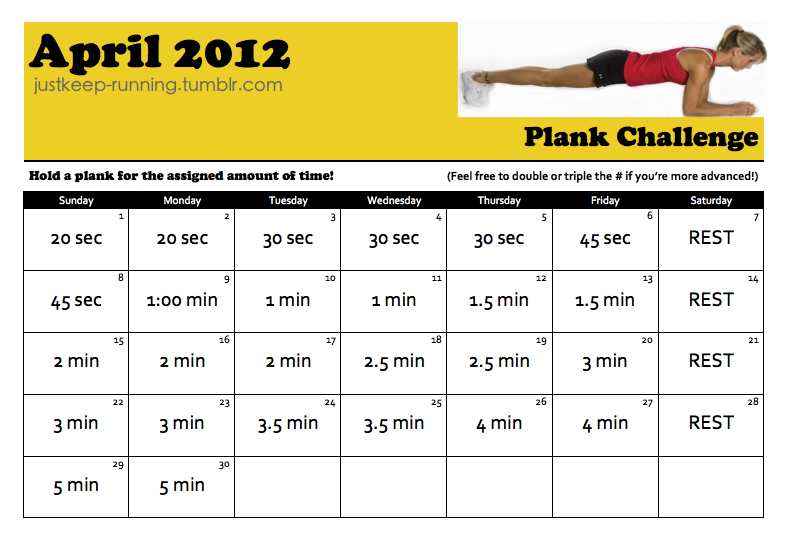 Be Able To Increase Your Plank Time In One Month 