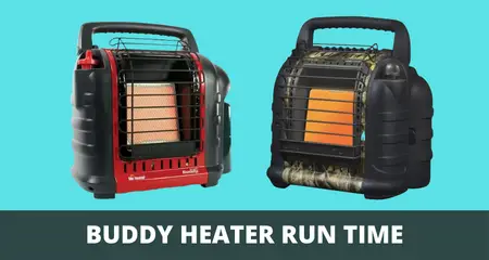 Buddy Heater Run Time Detailed Chart Covering All Models 