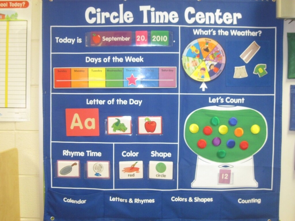 Calendar For Circle Time Preschool Lisa F Harris