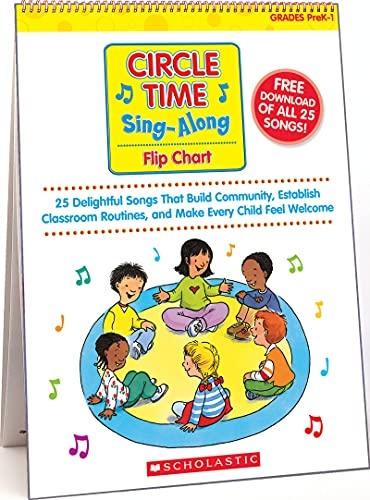 Circle Time Sing Along Flip Chart CD 25 Delightful Songs That Build 