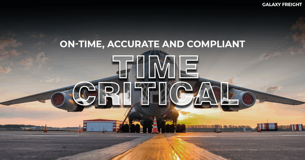 Excellence In Time Critical Cargo Logistics Galaxy Freight