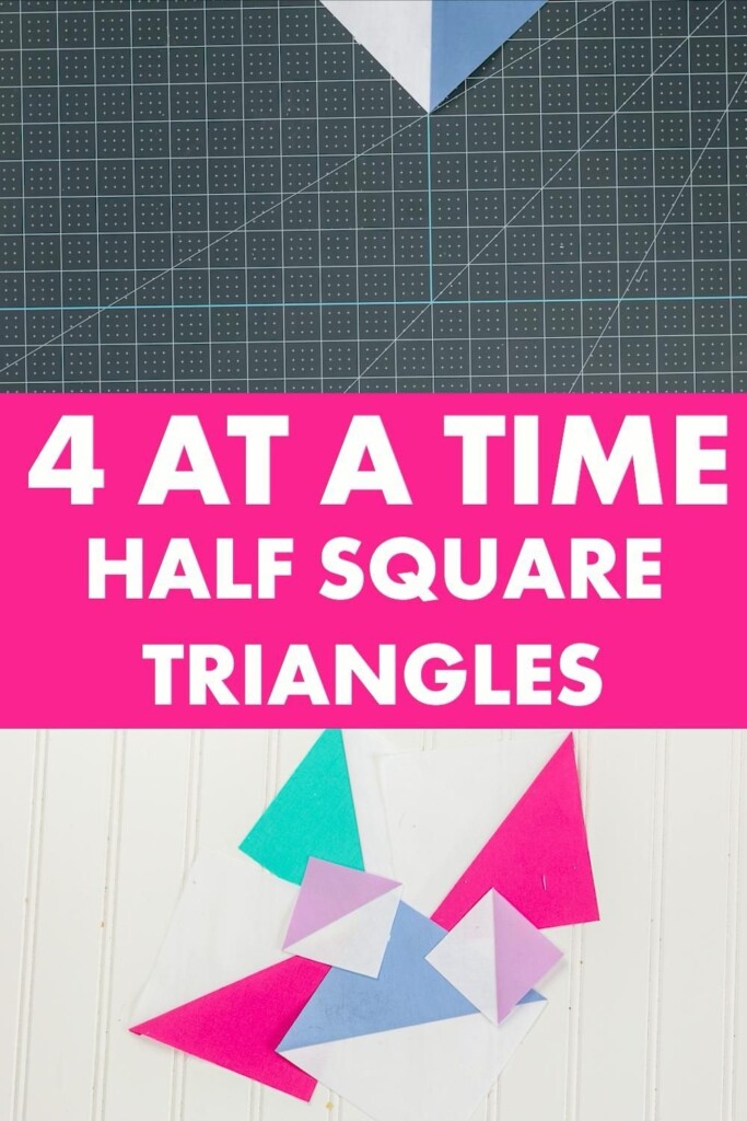 Half Square Triangles 4 At A Time With Chart For Easy Reference Artofit