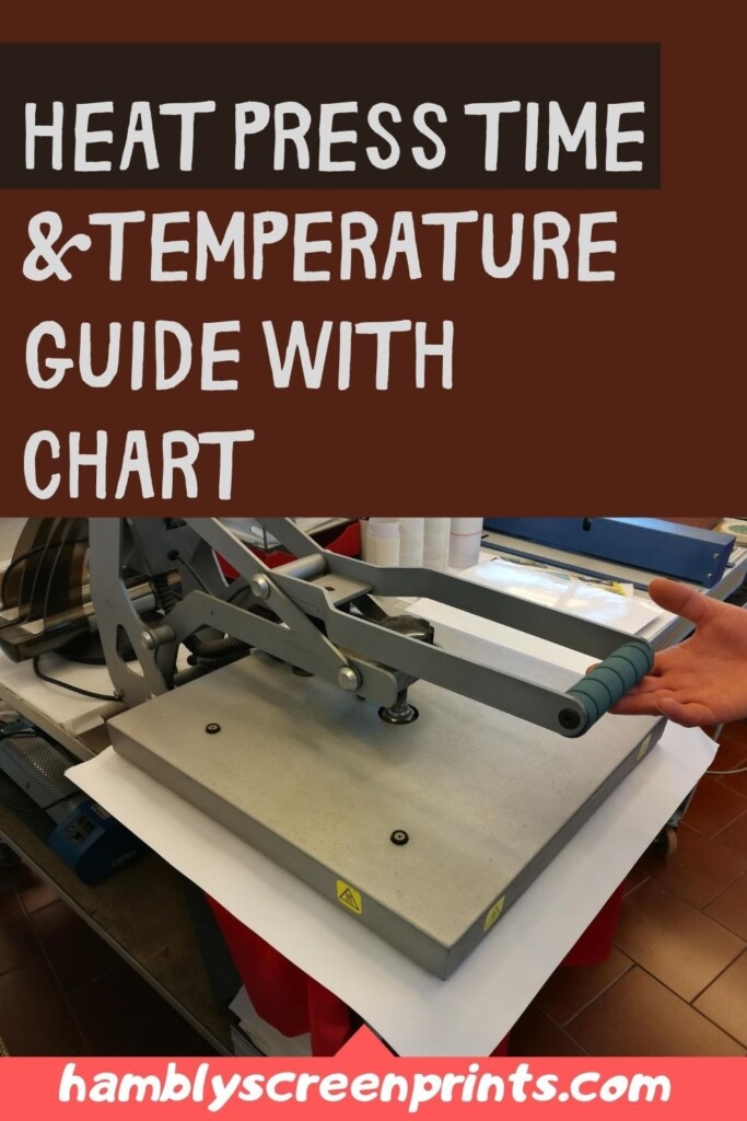 Heat Press Time And Temperature 2020 Guide With Chart In 2020 Heat 