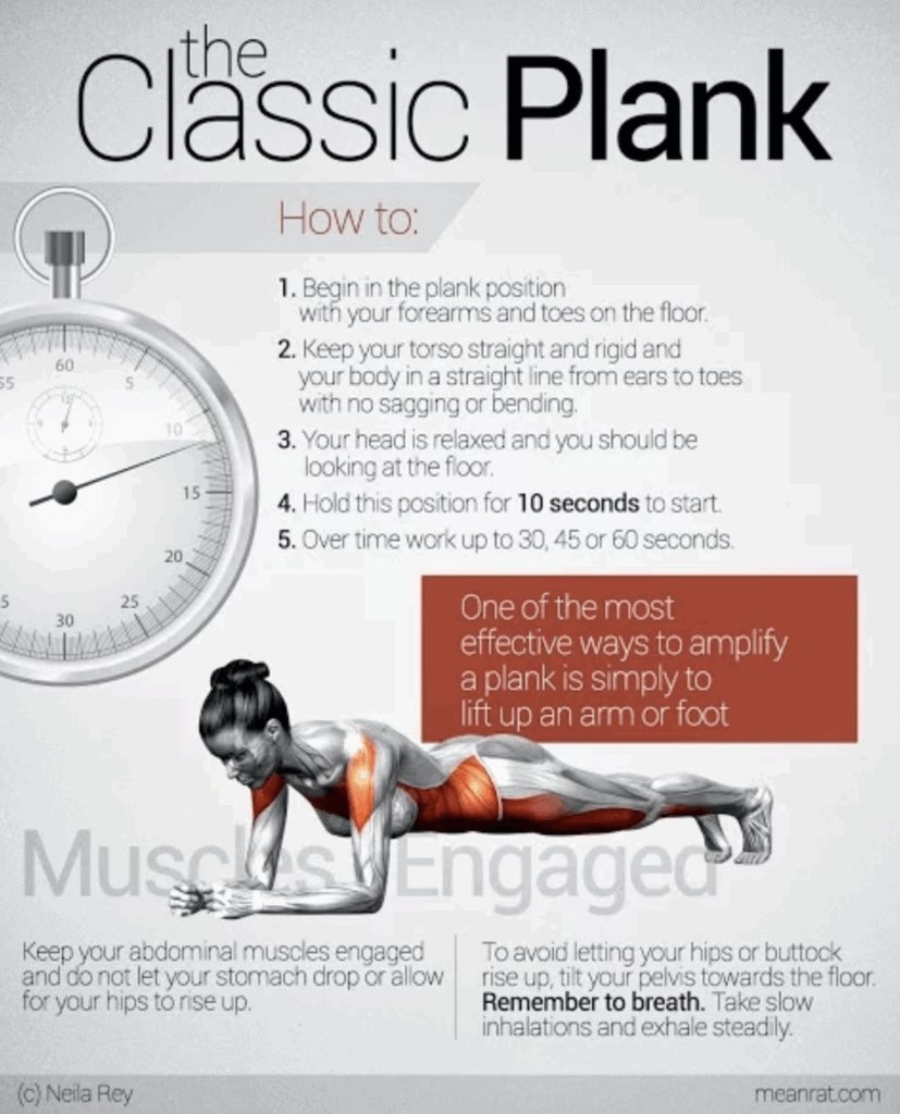 How To Build Up To A 10 minute Plank Lucky7