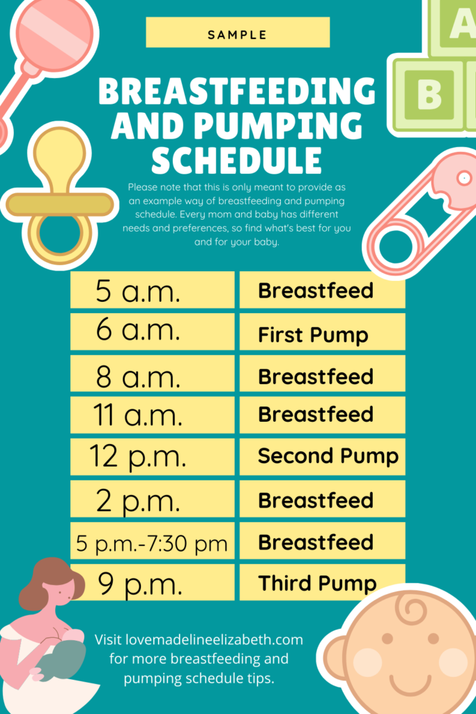 How To Get On Breastfeeding And Pumping Schedule Breastfeeding And 