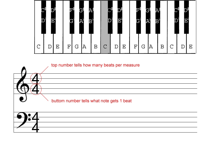 Learn To Read Piano Music Time Signatures Zebra Keys Blog