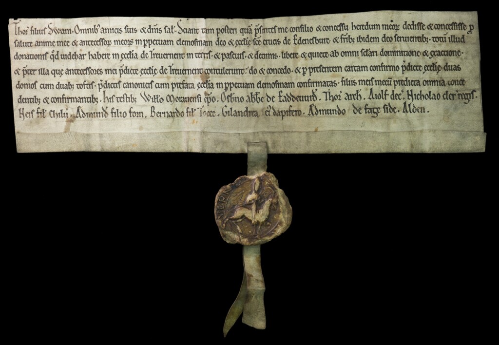 Medieval Charters Exhibition Open Book