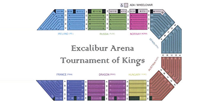 Medieval Times Seating Chart
