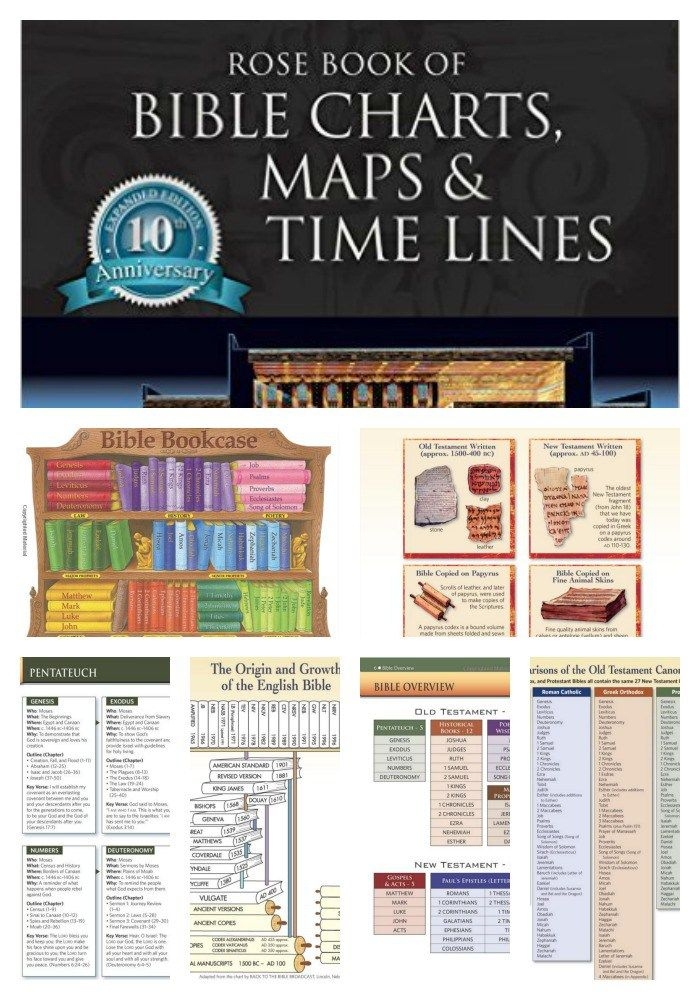 Rose Book Of Bible Charts Maps And Time Lines