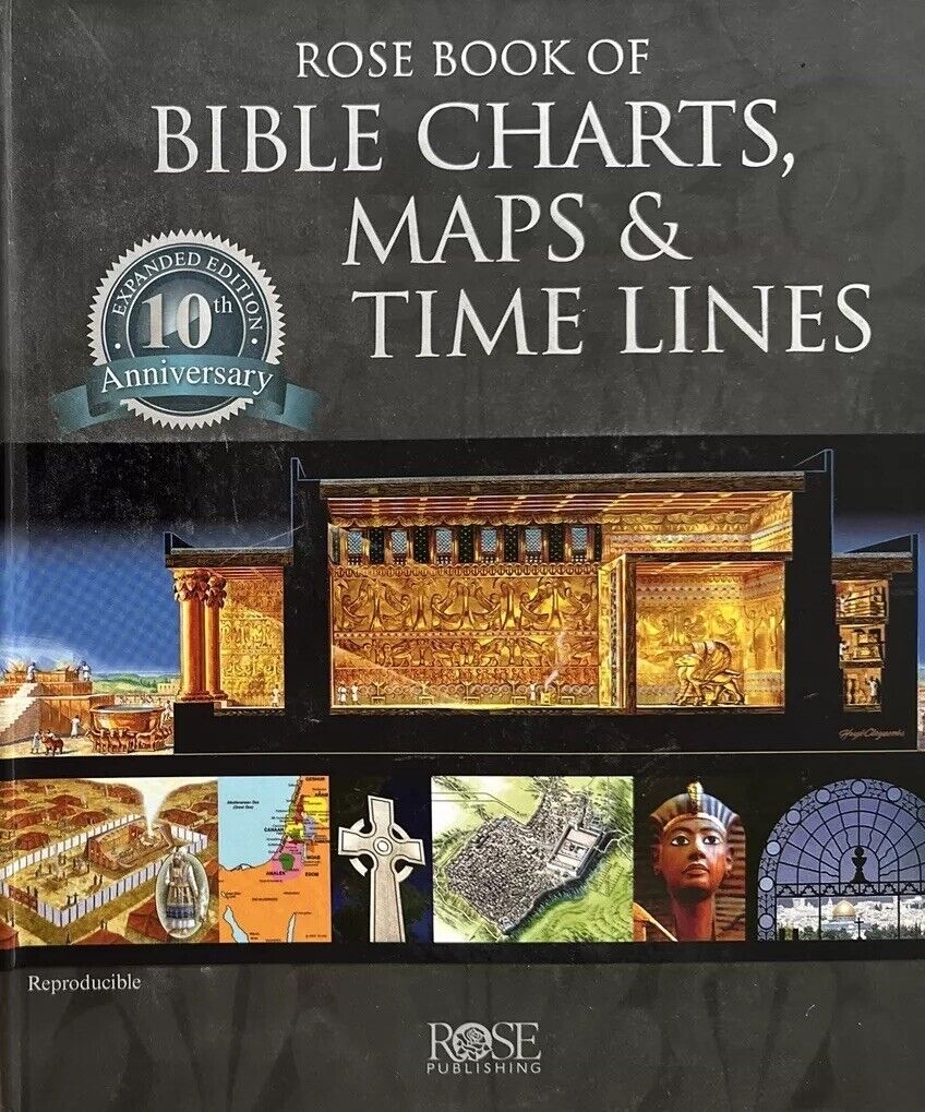Rose Book Of Bible Charts Maps Time Lines Full Color Bible Charts 