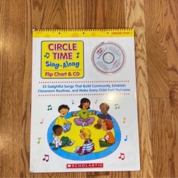 Scholastic Toys Scholastic Circle Time Singalong Flip Chart And Cd 