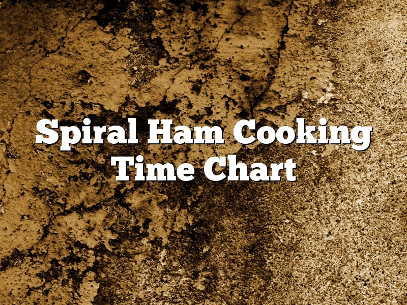 Spiral Ham Cooking Time Chart May 2025 Pastureandpearl