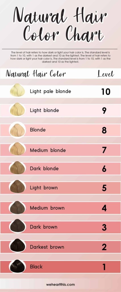 The 7 Hair Bleaching Levels From Dark To Light