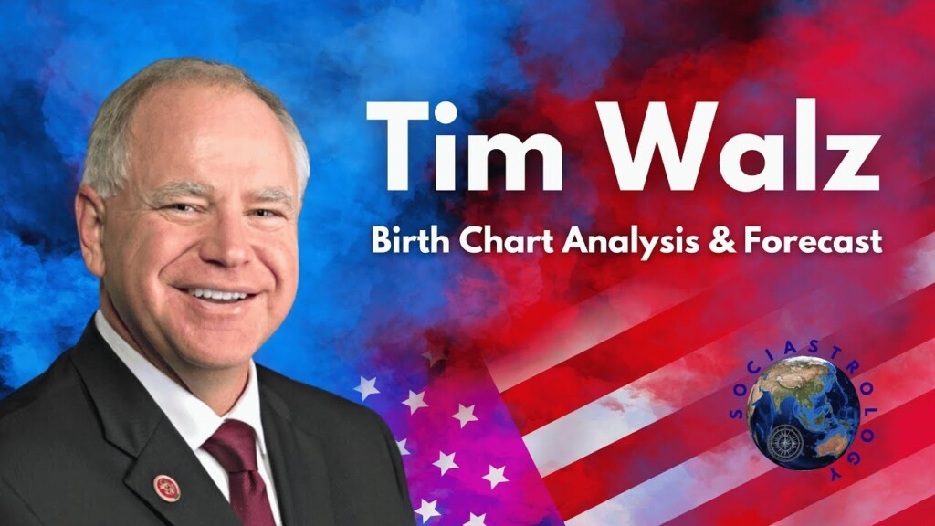 Tim Walz Birth Chart Analysis With Synastry To Kamala Harris YouTube