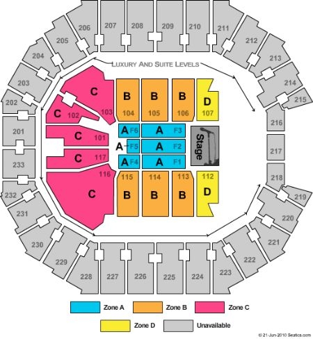 Time Warner Cable Arena Tickets And Time Warner Cable Arena Seating 