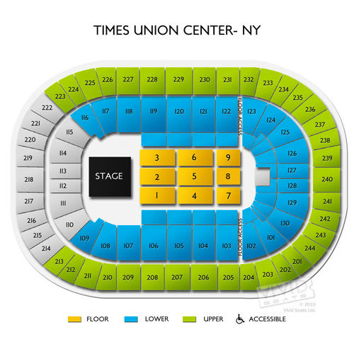 Times Union Center NY Tickets Times Union Center NY Seating Chart