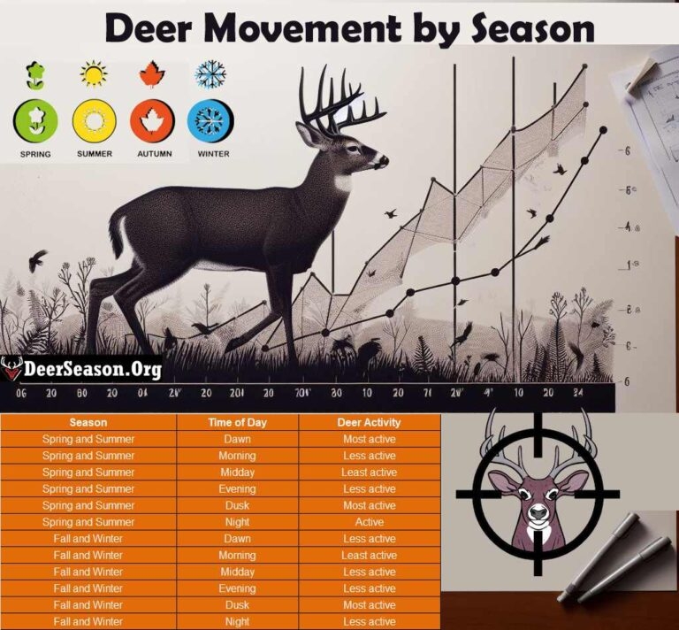 When Are Deer Most Active With Deer Movement Chart DeerSeason Org